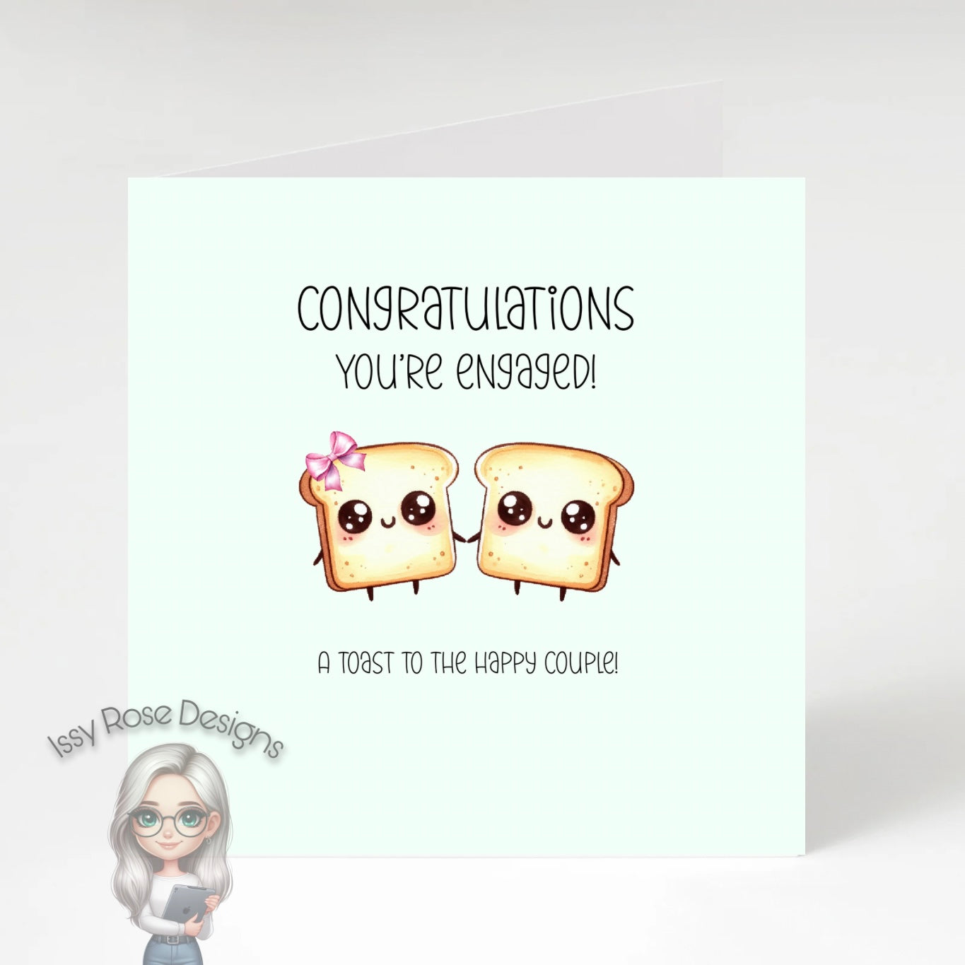 Engagement Toast Card