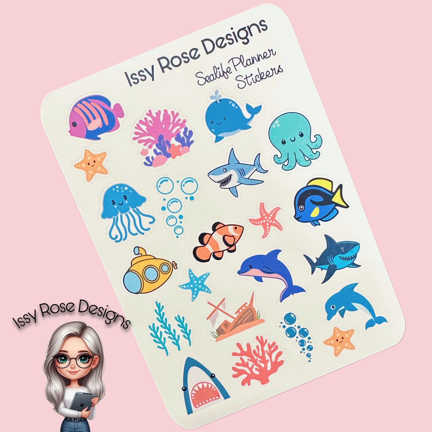 Sealife Planner Stickers