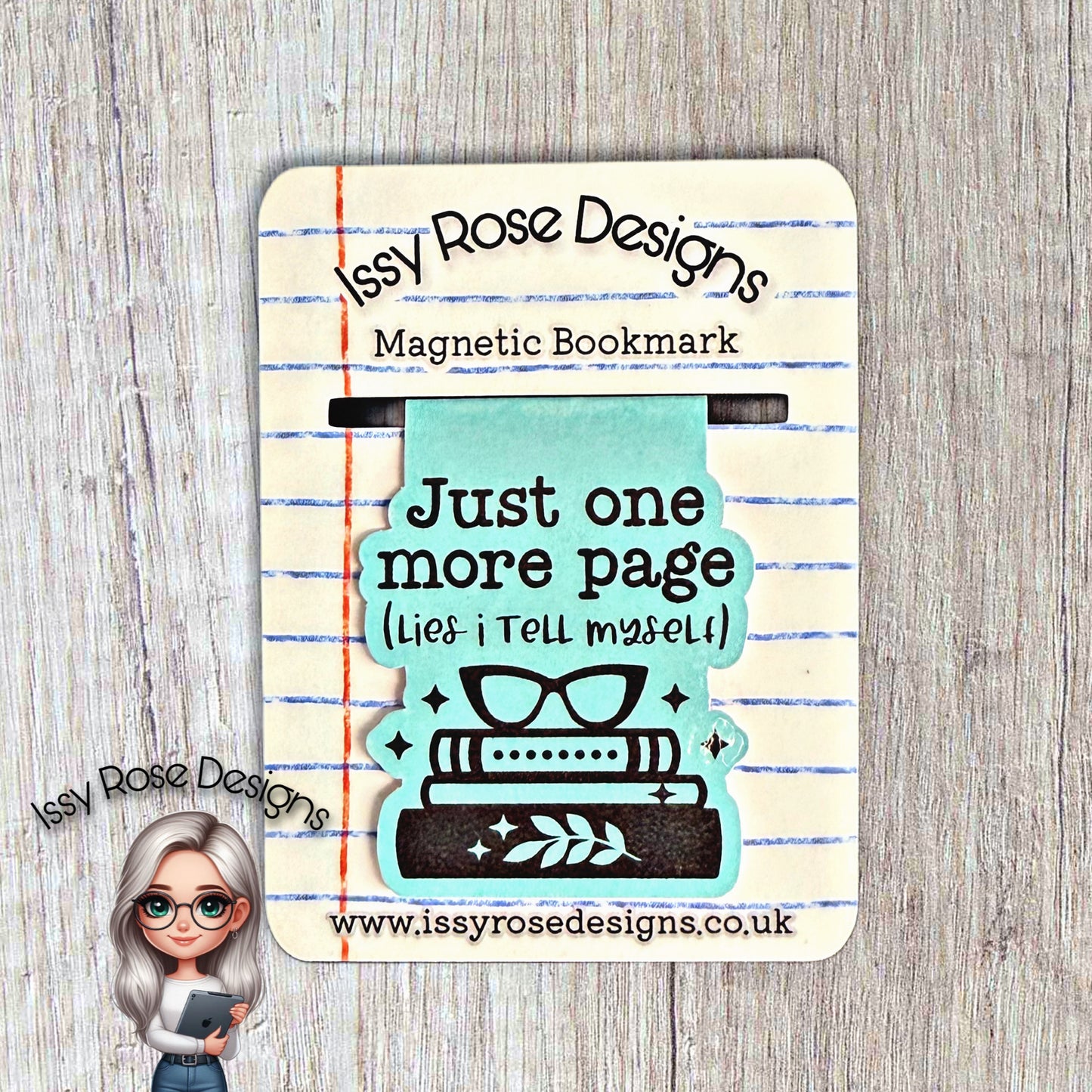 Magnetic Bookmark - One More Page