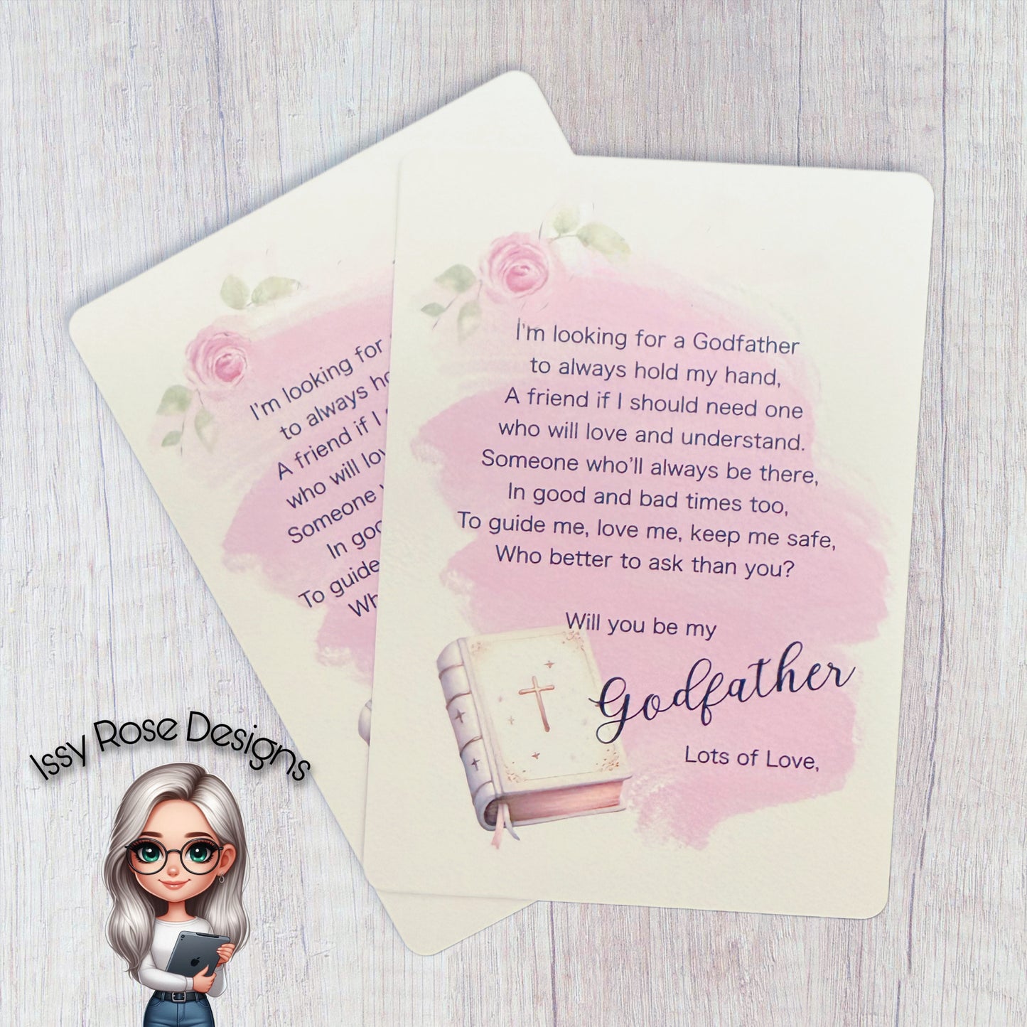 Godparent Proposal Cards - Personalised