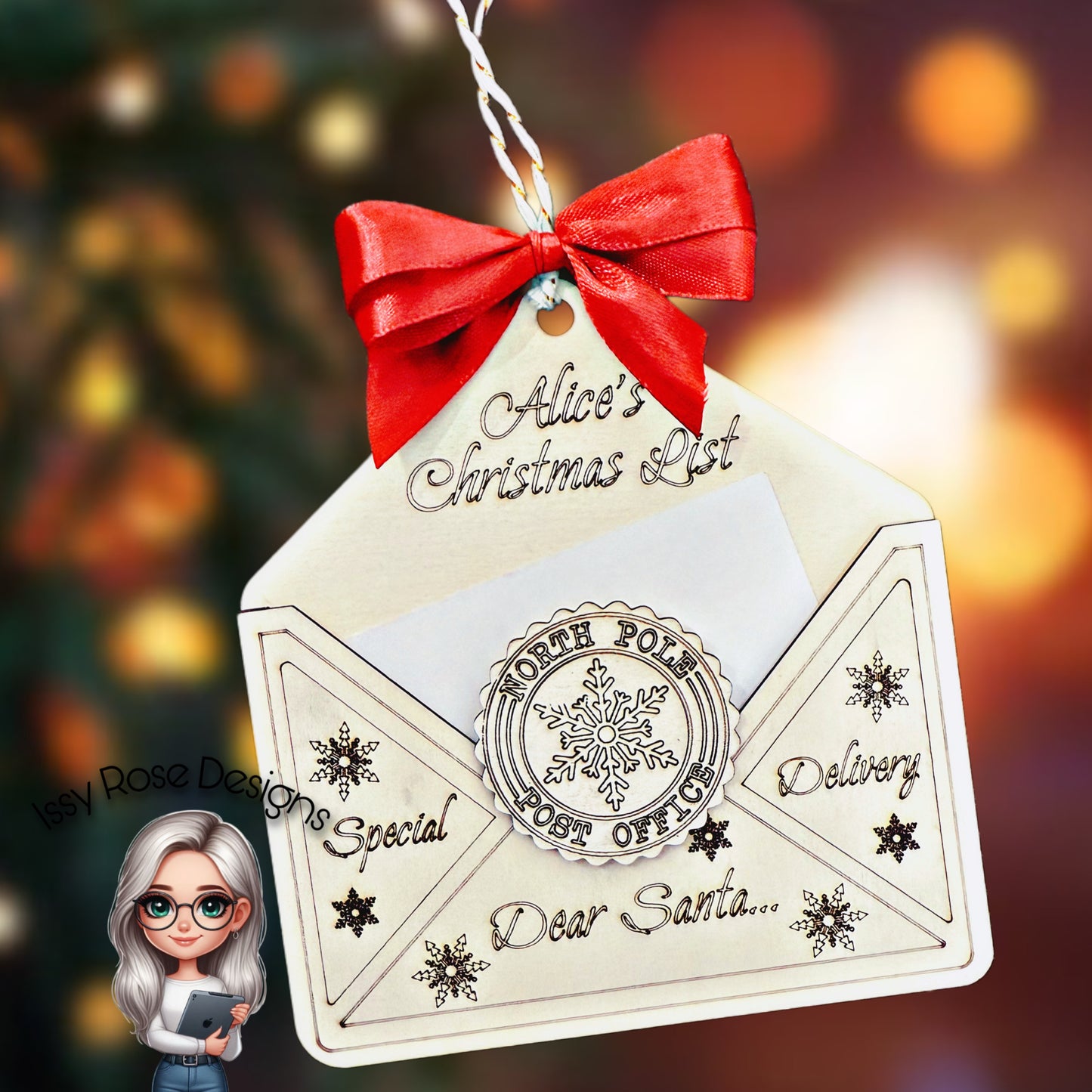 Personalised Letter To Santa Decoration
