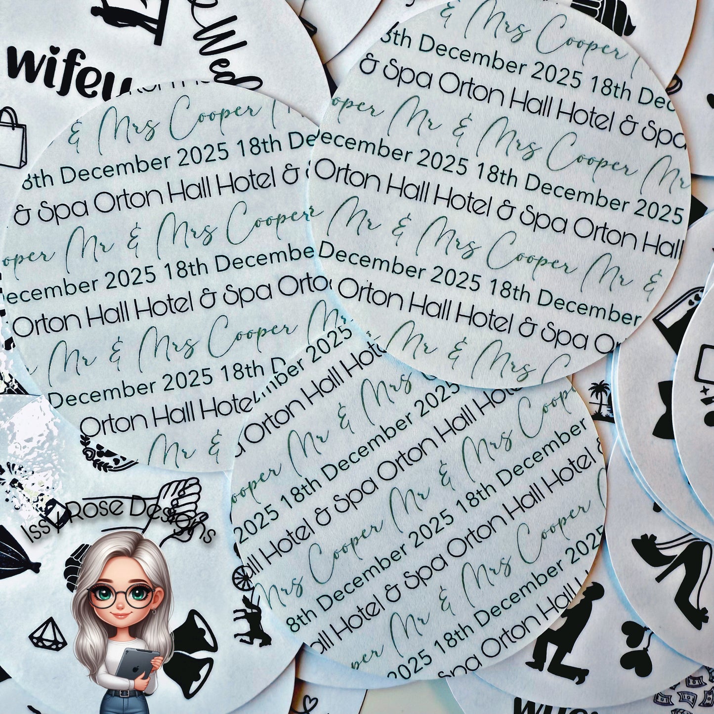 Personalised Wedding Edition Spot-It Game
