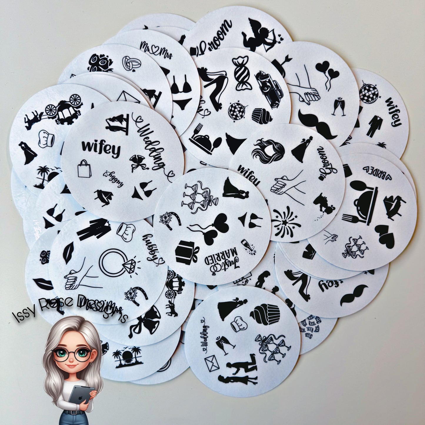 Personalised Wedding Edition Spot-It Game