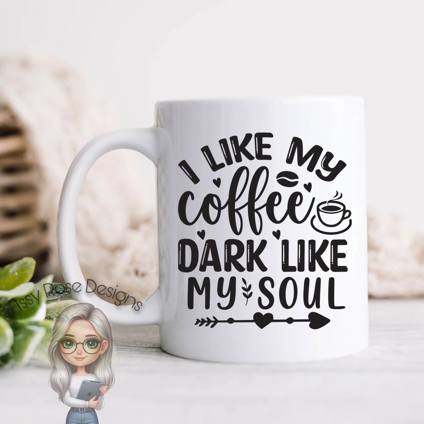 Coffee Dark Like My Soul 11oz Mug