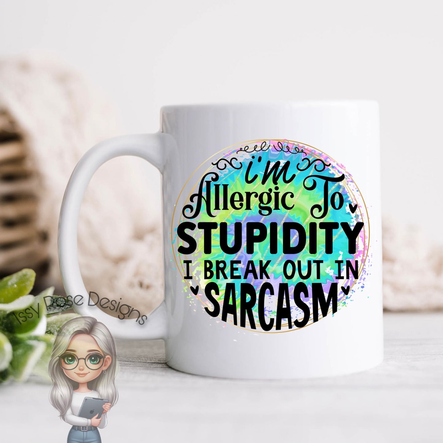 Allergic To Stupidity 11oz Mug