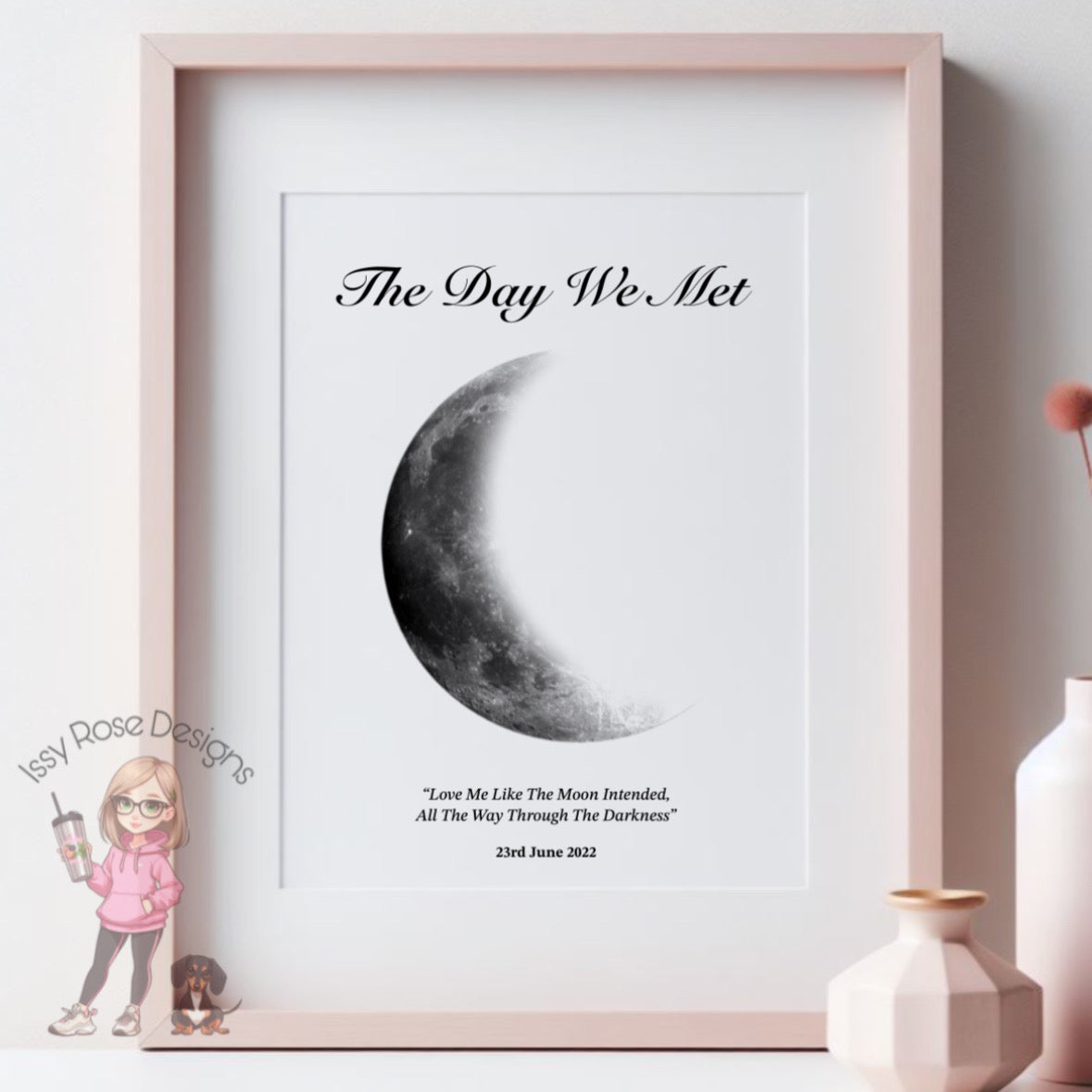 Moon Phase Print - A4