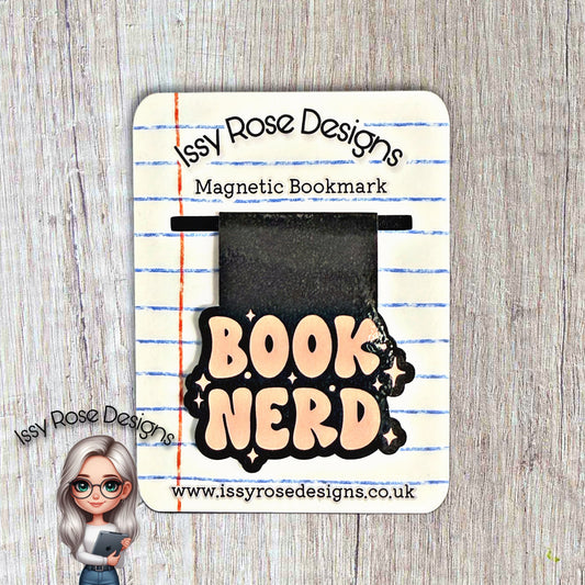Magnetic Bookmark - Book Nerd