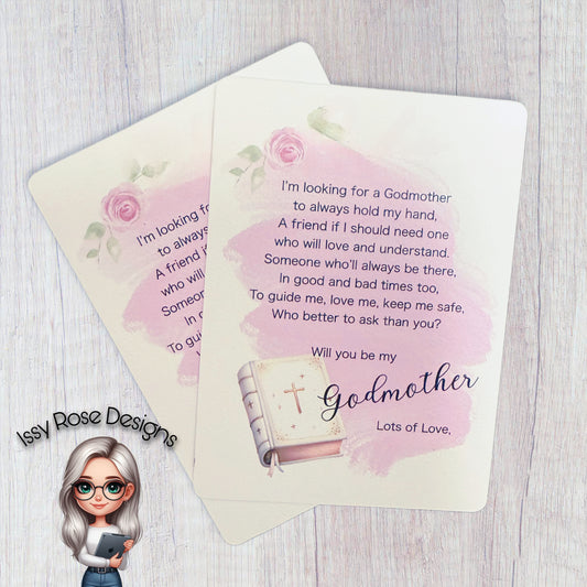 Godparent Proposal Cards - Personalised