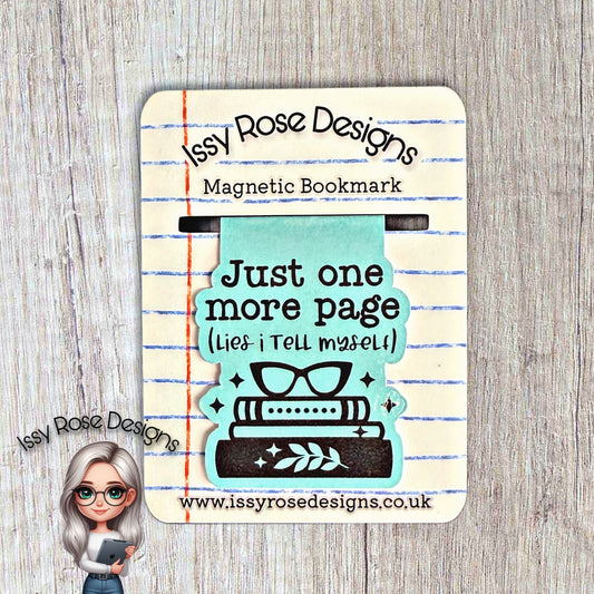 Magnetic Bookmark - One More Page