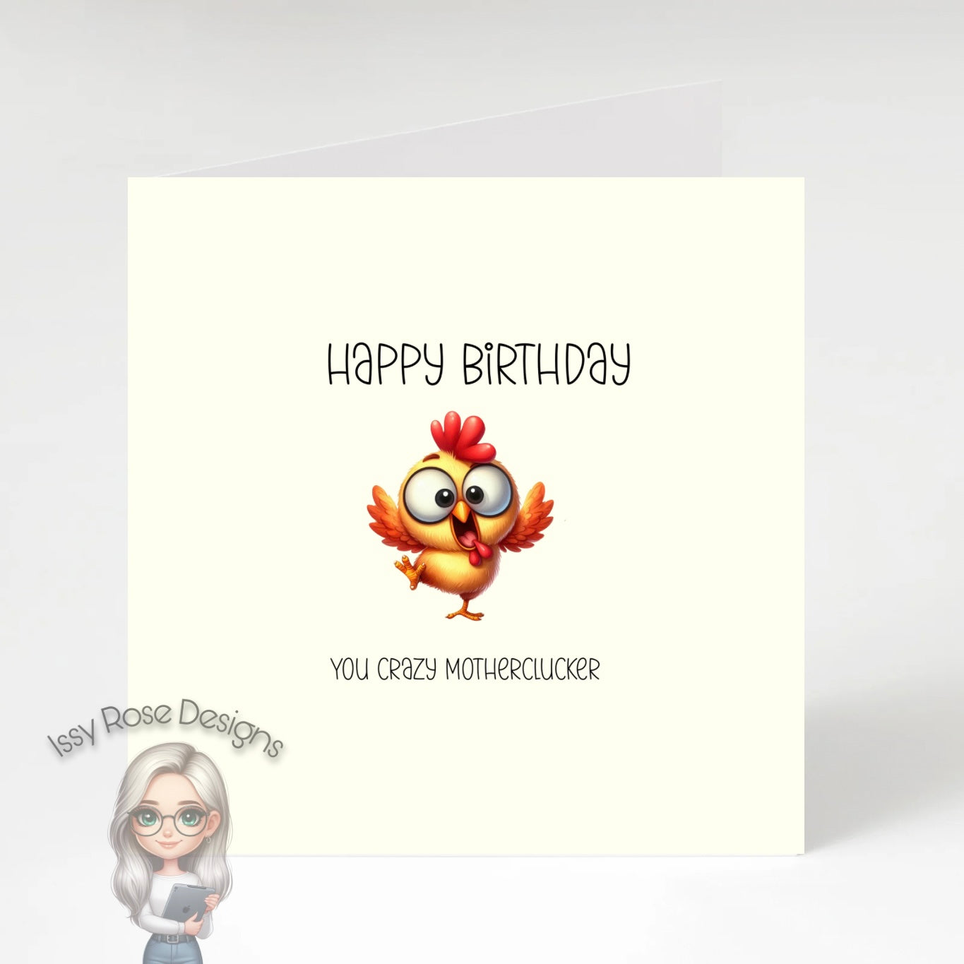 Crazy Motherclucker Card