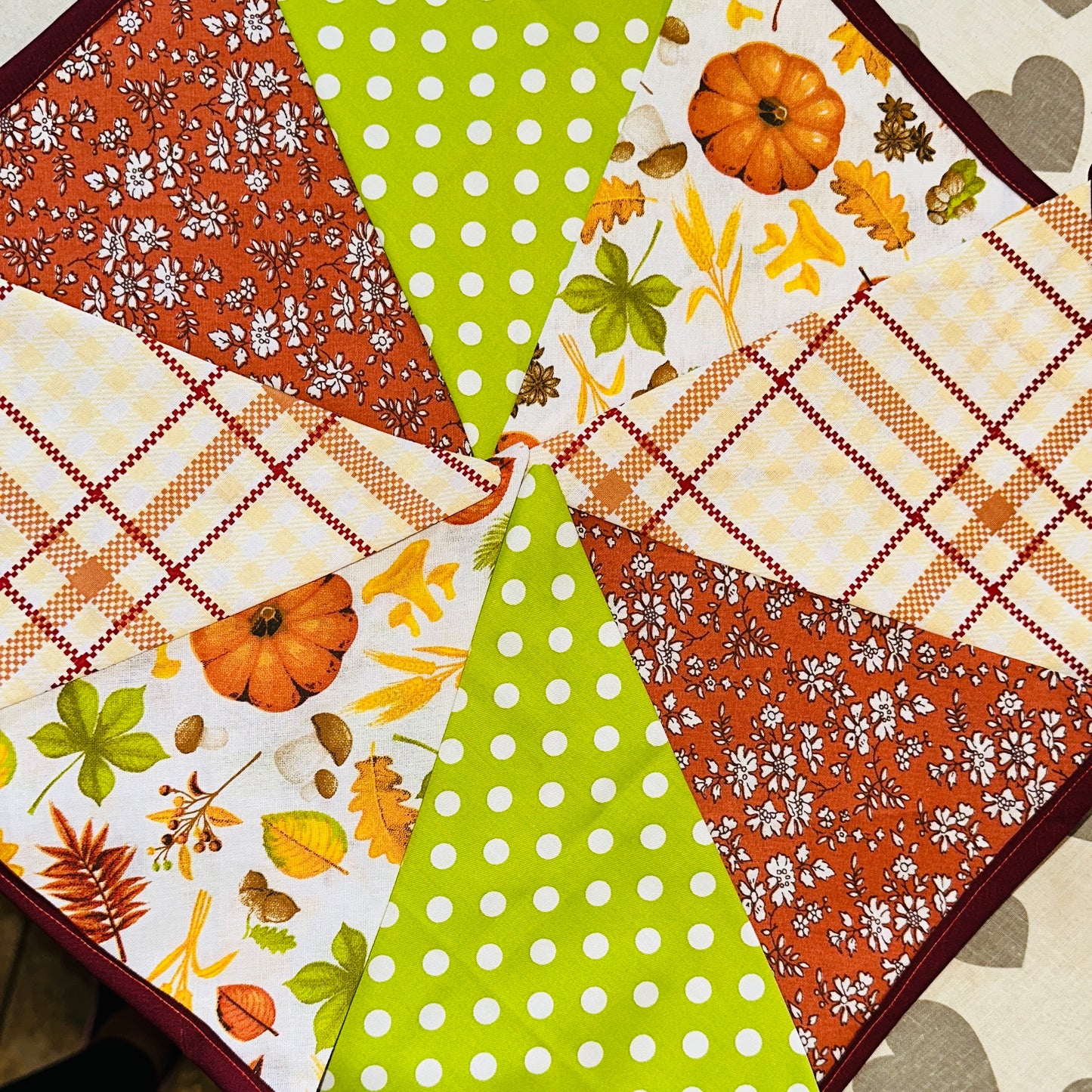 Autumn Bunting, 8 flag