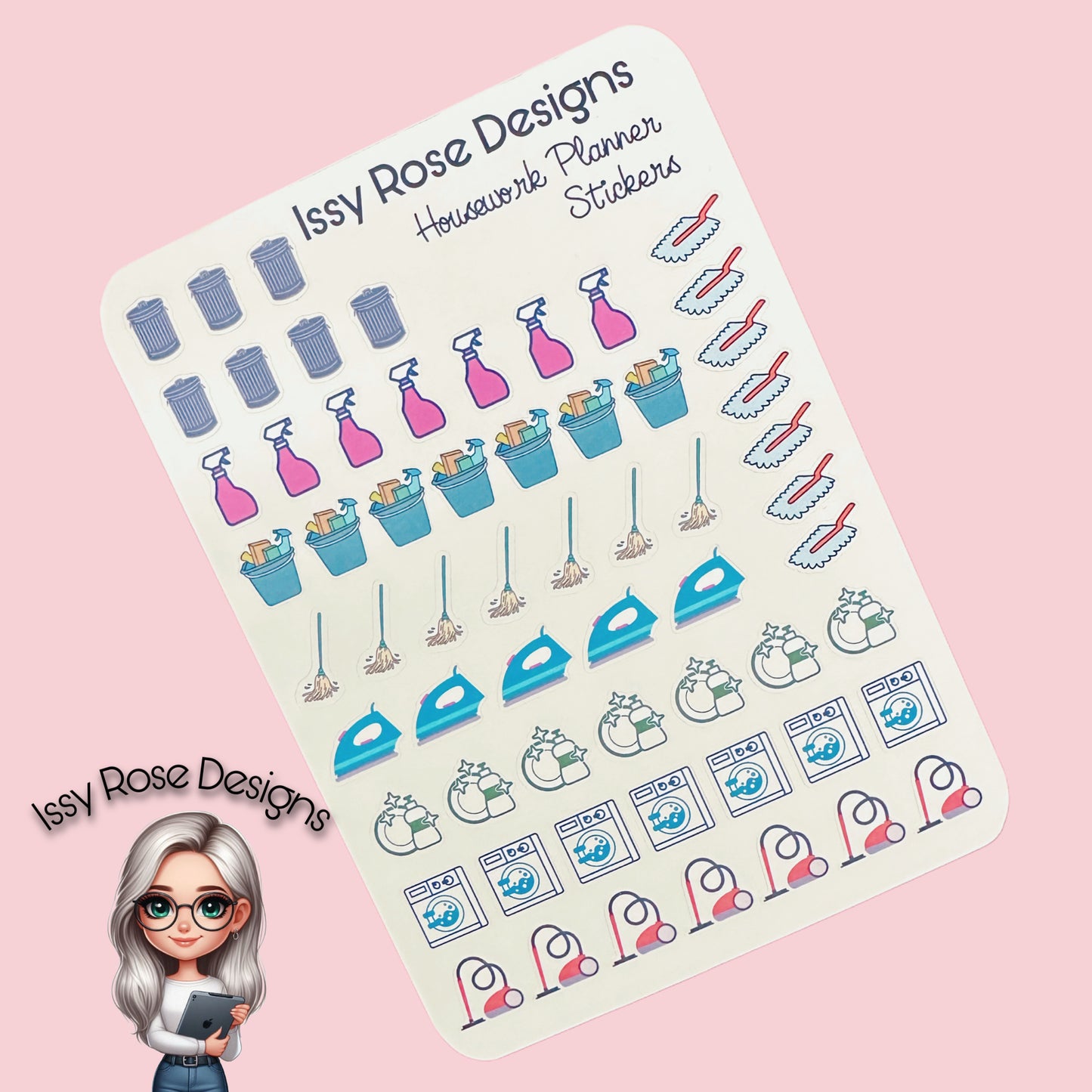 Housework Planner Stickers