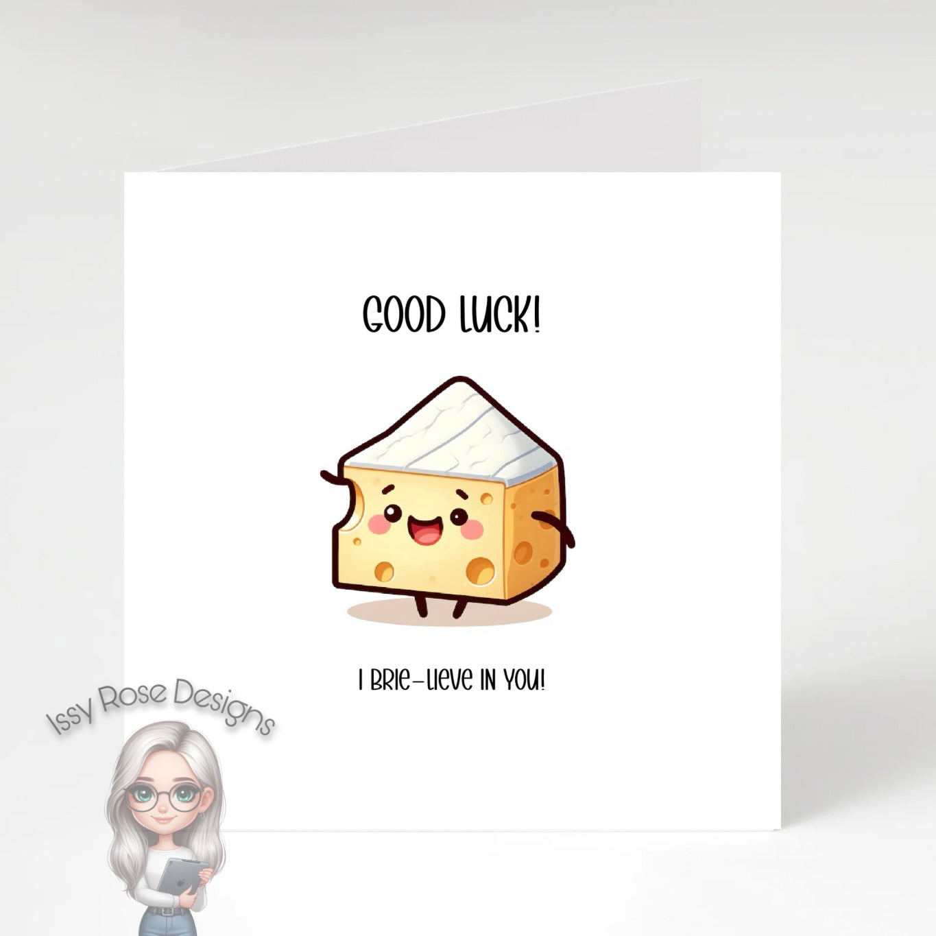 Good Luck Brie Card
