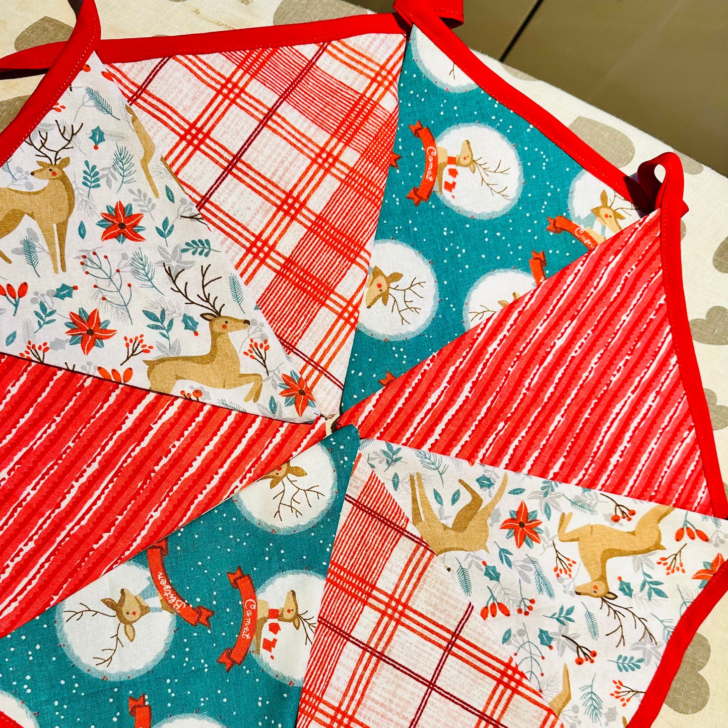 Christmas Bunting, 8 flag