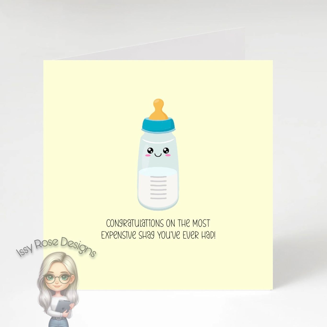 Congrats On Your Expensive Shag Baby Card