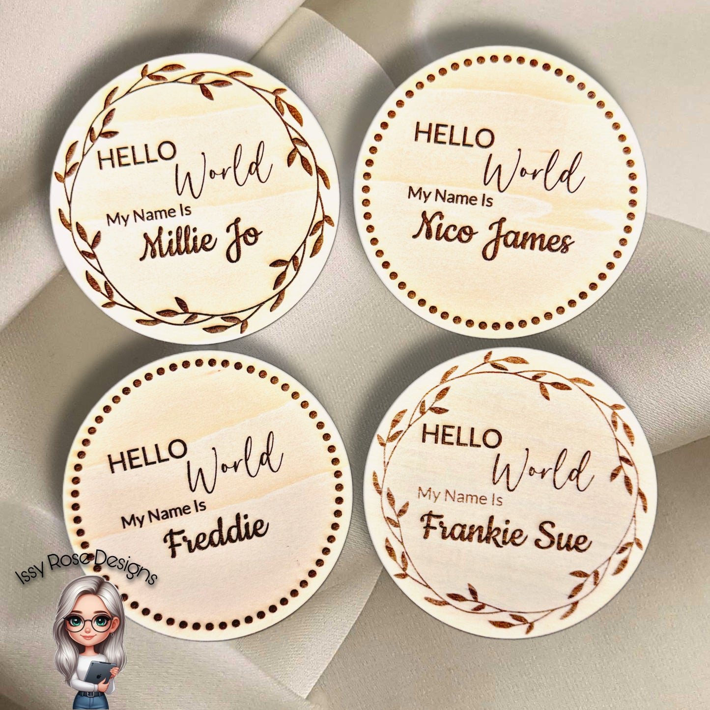 Baby Announcement Disc