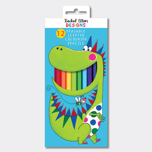 Scented Colouring Pencils - Dinosaurs