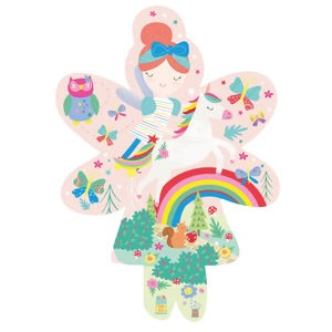 Shaped 20 Piece Jigsaw - Rainbow Fairy