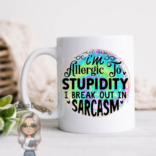 Allergic To Stupidity 11oz Mug