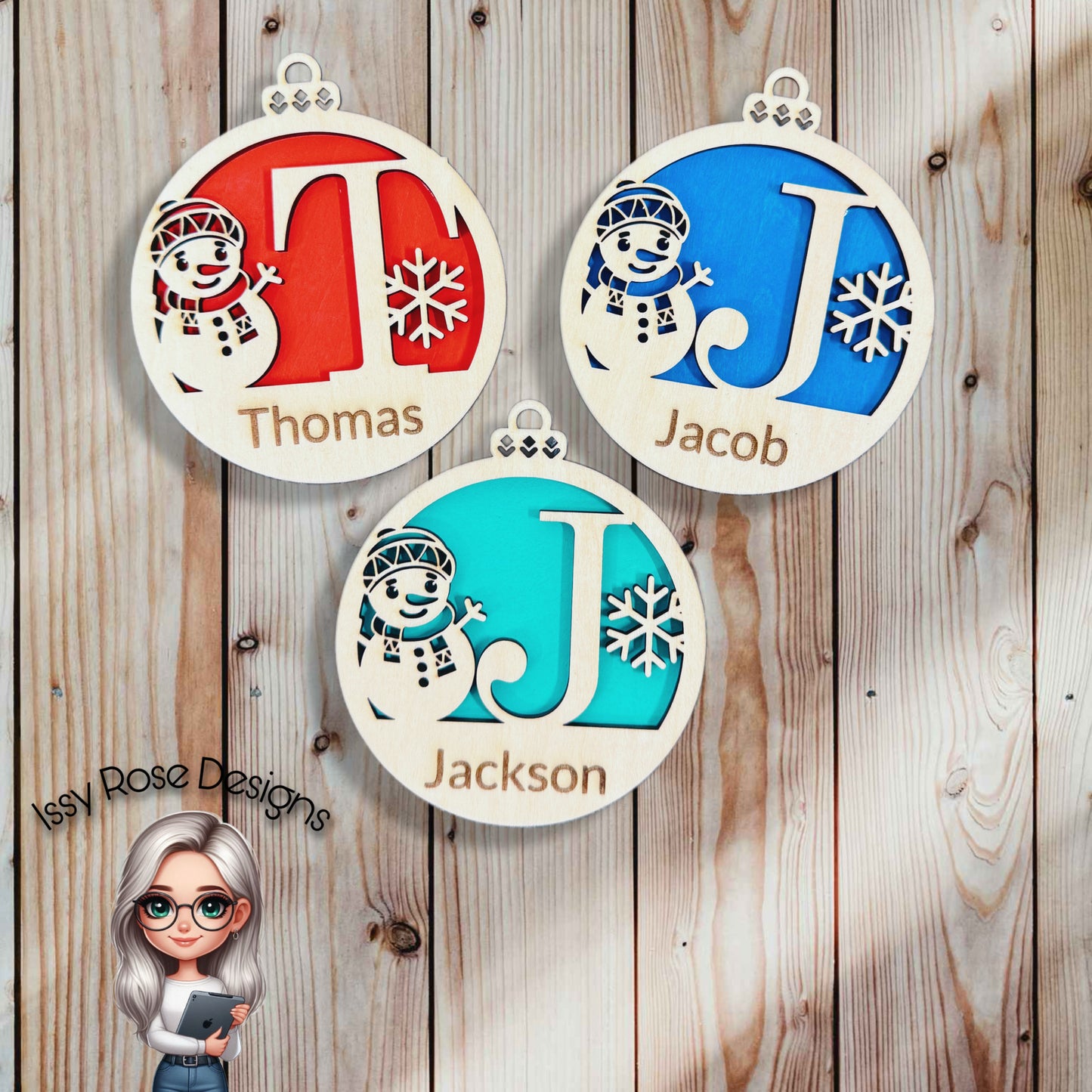 Personalised Christmas Bauble Decoration