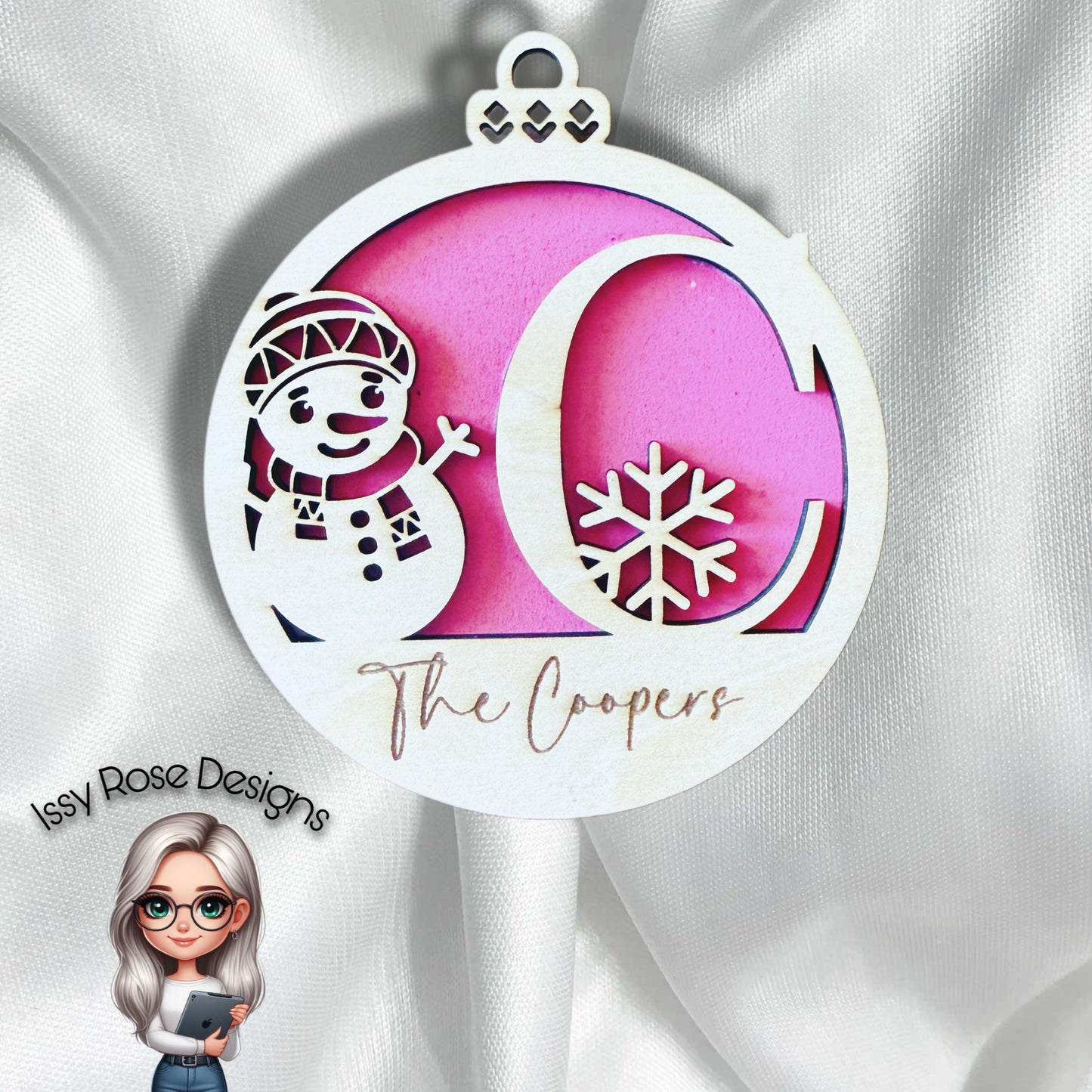 Personalised Christmas Bauble Decoration