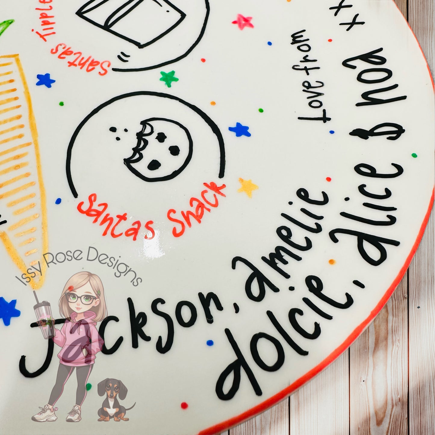 Personalised Santa Treat Plate