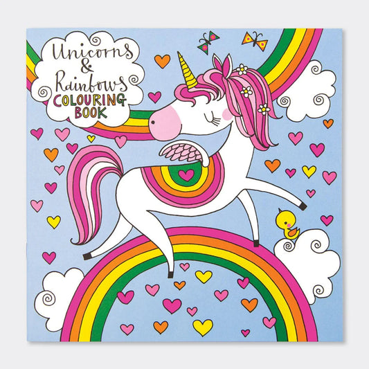 Colouring Book - Unicorns & Rainbows