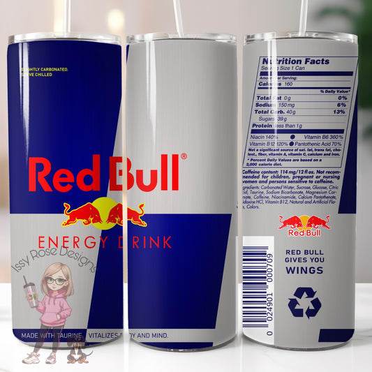 Red Bull Can 20oz Tumbler