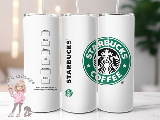 Starbucks White 20oz Tumbler